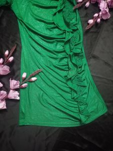 Shimmery Ruffled Dress