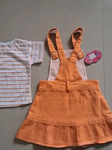 Dungaree Set For A Baby Girl