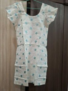 Embroidered White Kurta