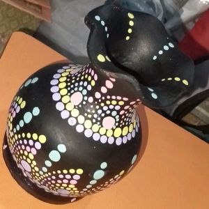 Handmade Mandala Dot Art Flower Pot