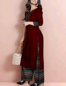 Striped Kurta Set