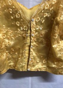 Gold Embroidered Blouse