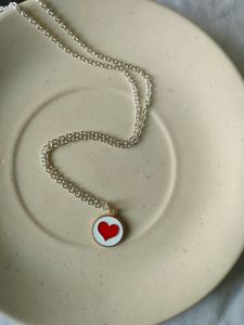 Cute Metallic Heart Charm