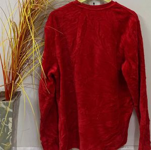 One Piece Anime Red Pullover