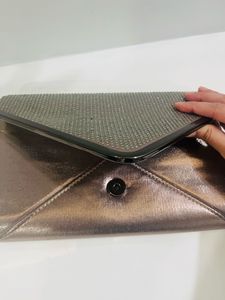 Sparkly Bronze Clutch