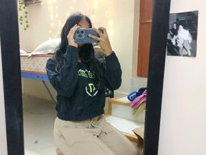 Black H and m hoodie