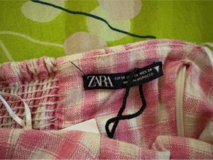 Zara Pink Crop Top