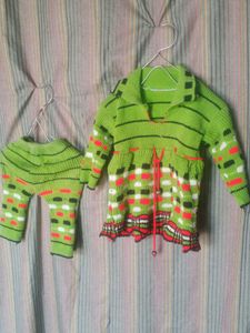 Cute Green Knit Outfit