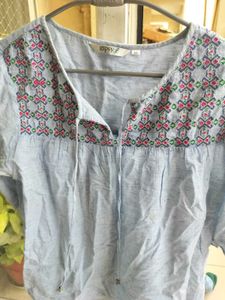 Cotton Cl Size Gipsy Top