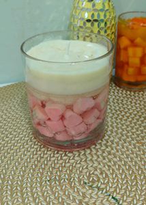 Pink Heart Candle 🩷