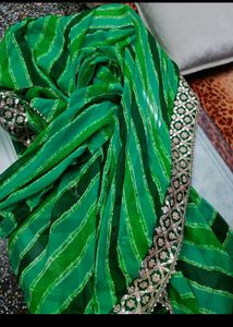 Ready To Wear Lehariya Saree