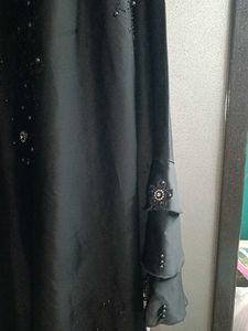 Elegant Black Ethnic Burqa