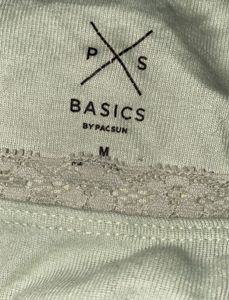 pacsun pastel green tank top