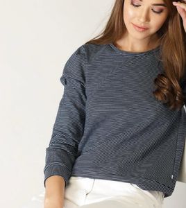 UCB Striped Long Sleeve Sweatshirt