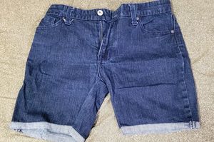 Denim Shorts || Waist Upto 28 || Stretchable Elast