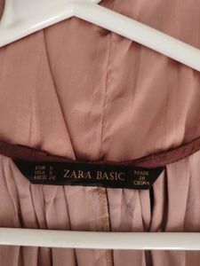 Zara Basic Silk Top/Blouse
