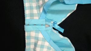 Blue Bara Panty Set