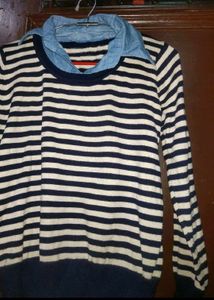 Striped Knit Sweater