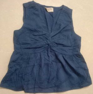 Blue Sleeveless Dress