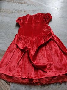 Red Velvet Dress