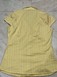 Light Yellow Formal Top