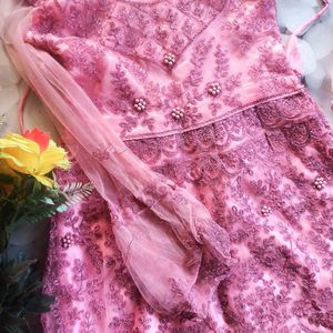 Partywear Net Gown For Kids