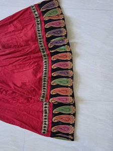Maroon Embroidered Anarkali 🫶🏽♥️🌿