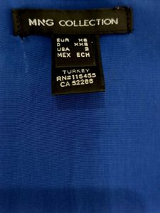MNG Blue Assymetrical Quirky Dress