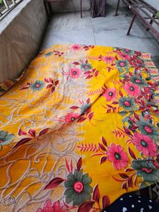 Beautiful Yellow Sharee