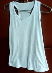 Korean Maroon Cute flowy top [Crop from front, long in back]