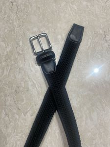 Black Woven Belt