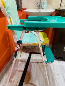 Baby High Chair With Foot Rest