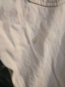 Beige Straight Leg Jeans