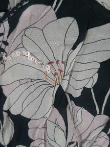 Coverstory Brand Strap Sequined Top