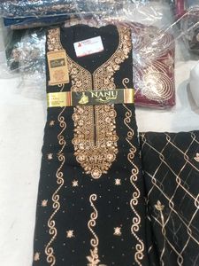 Elegant Embroidered dress material
