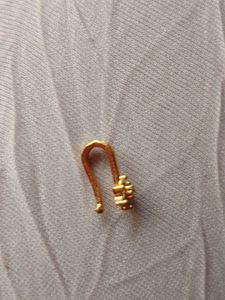 Gold Tone Ring Set with Gemstones