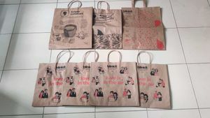 Reusable Grocery Bags (Set of 6) Paper Bag