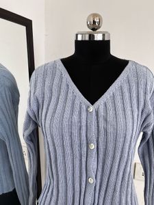 Light Blue Knit Top