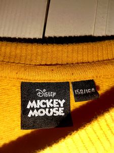 Mickey Mouse Yellow Sweatshirt