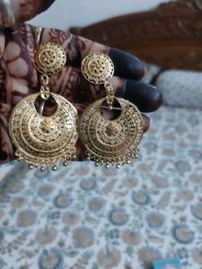 Gold Statement Earrings