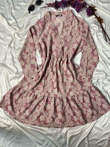 Floral Print Mini Dress