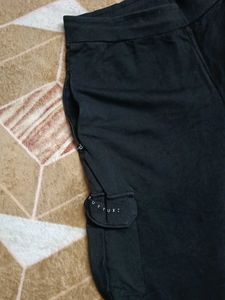 Black Cargo Sweatpants