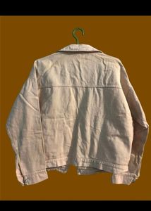 Peach Color Denim Jacket