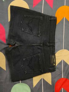 Dark Wash Denim Mini Shorts