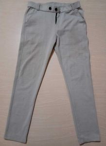 INDICLUB Regular Fit Men Silver Trousers