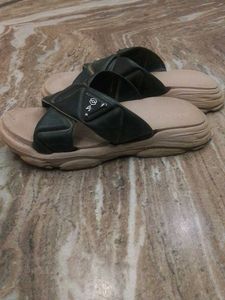 Black Casual Slippers