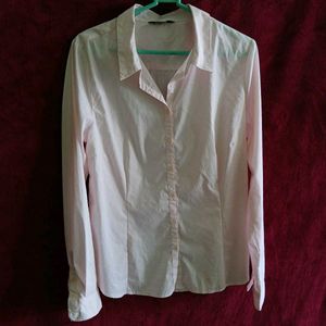 Light Pink Formal Office Siren Shirt Top Women