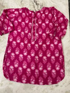set of 4 beautiful cotton short kurtis
