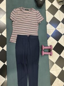 Ribbed tee And Leggings