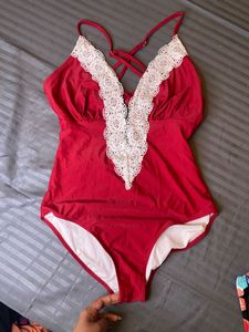 sexy Red Lace bodysuit